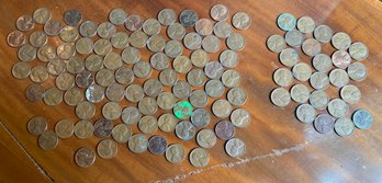 Another Lot Of Vintage 1959 Pennies - Some Wheat Backs