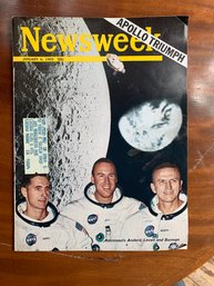 Vintage Newsweek Magazine January 1969 - Apollo Triumph