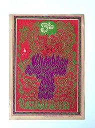 Family Dog 1960s Psychedelic Art Concert Postcard - Van Morrison Daily Flash Hair Avalon Ballroom