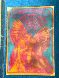 Vintage 1967  Neon Rose #11 1st Printing Moscoso Poster