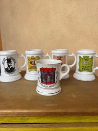 Vintage Arnart Hand-Painted Mugs And Steins