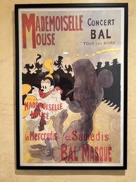 Disney Bruce McGaw Graphics D941 Disney Mademoiselle Mouse Print Framed