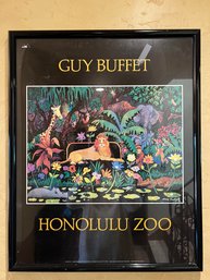 Vintage 1984 Guy Buffet Poster - Honolulu Zoo