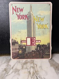 Vintage New York Poster Calendar