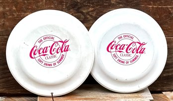 Vintage Coca- Cola Frisbees