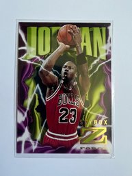 1996-97 Michael Jorden Basketball Z-Force Sticker Card (N)