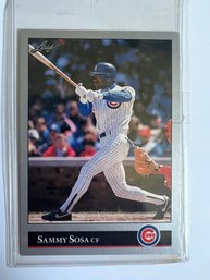 1992 Leaf SAMMY SOSA Baseball Card (U)