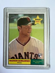 2010 Topps Heritage MADISON BUMGARNER Baseball Card (H1)