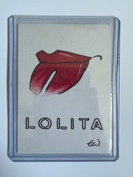 2007-08 Vintage Celebrity Posters Sketch Card 'Lolita' Art Card (Q1)