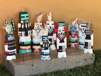 Collection Of Vintage Pueblo Hopi Kachnias