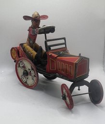 Vintage Tin Litho Whoopee Car Wind-up (works)
