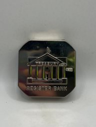 Vintage Tin Treasury Register Dime Bank #2