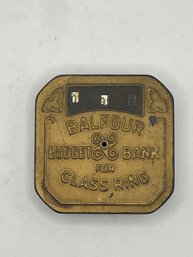 Vintage Balfour Budget Bank For Class Ring Version 1