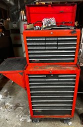Large Craftsman Double Stacked Upright Tool Chest