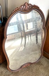 Beautiful Cherry Wood Vintage Mirror