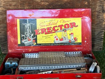 Vintage Erector 7 1/2' Engineer's Set