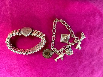 Vintage Charm & Locket Bracelet