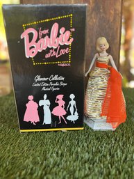 1986 From Barbie With Love HOLIDAY DANCE Porcelain Musical Figurine Limited Edition