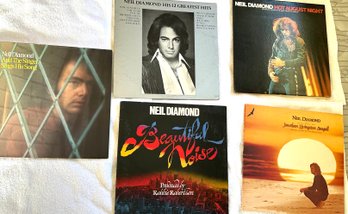 Vintage Neil Diamond Vinyl - 5 Albums