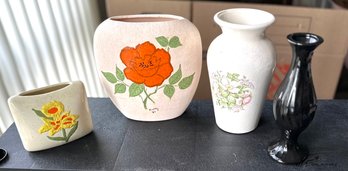 Vintage Ceramic Vases By Nancy