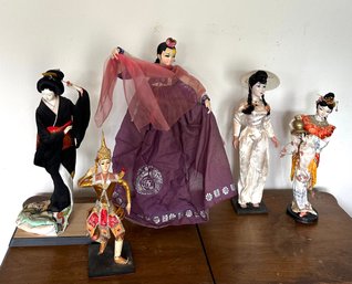 Vintage Asian Geisha Doll Lot
