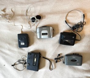 Vintage Walkmans And CD Players