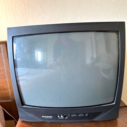 Vintage TV And VHS Player