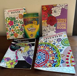 Adult Coloring Books & Pens