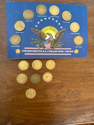 Presidential Collector Coins From Shell Gas Station