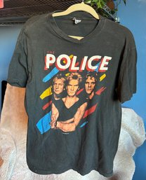 Vintage 1983 Concert T-Shirt  The Police