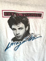 Vintage 1985 Concert Muscle T-Shirt - Rick Springfield