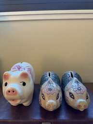 Vintage Pig Ceramic Banks