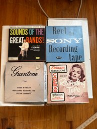 Vintage Lot Of Assorted Audio Tapes 7' S/4