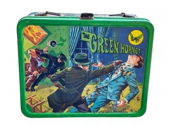 Vintage 1960's The Green Hornet Lunch Pail By Thermos