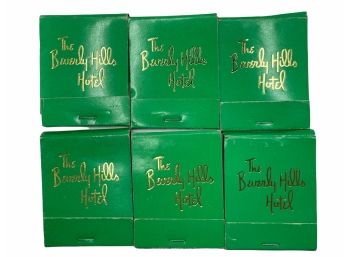 Vintage Set Of 5 The Beverly Hills Hotel Matches
