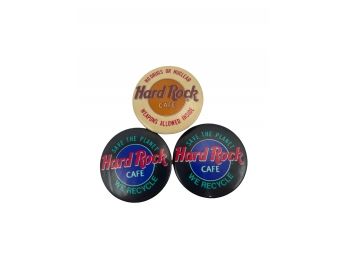Set Of 3 Hard Rock Cafe Pins