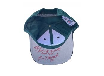 Vintage New York Jets Hat Signed By Joe Namath