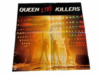 Vintage 1979 Queen Live Killers Album Poster