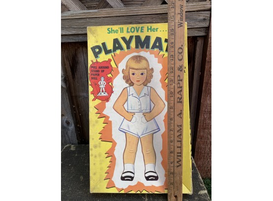 Vintage Cut Out Playmate Doll Set