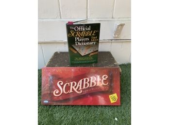 Scrabble Game (unopened) And The Official Scrabble Players Dictionary
