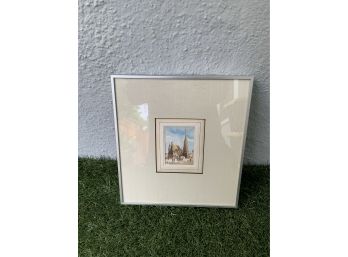 Framed Watercolor Print - Signed