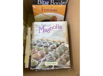 Box Of Dessert Cook Books - Includes Magnolia Bakery Book