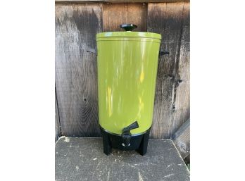 Vintage Avocado Green Coffee Maker Urn