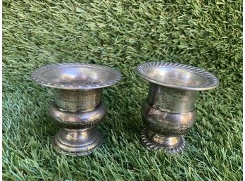 Vintage Sterling Silver Cups