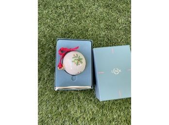 Lenox Holiday - Ball Ornament In Original Box