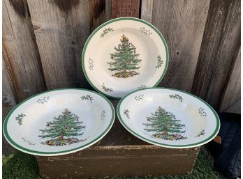Spode Christmas Tree Plates - 3