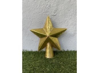 Gold  Christmas Tree Topper