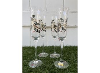 Lenox For The Holidays - Set Of Four Flutes