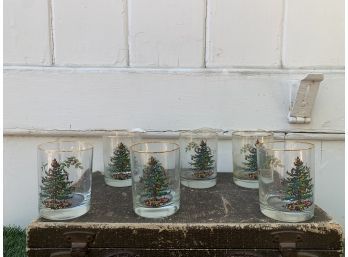 Spode Christmas Tree - Cocktail Glasses S/6