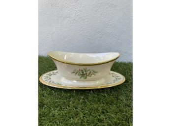 Lenox Holiday Dimension Collection Sauce Bowl